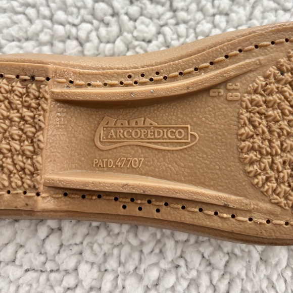 ARCOPEDICO Casual Slip-on Tan Knit Shoes. Women’s Size 8. Made In Portugal. - Picture 3 of 9